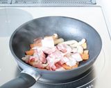 簡単に美味しい〜【ニラだれ焼きうどん】作り方3写真