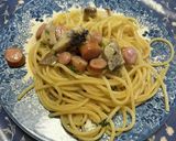 舞茸とウインナーのスパゲッティ作り方12写真