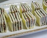 即席おつまみ♪ハムと海苔のチーズサンド♪作り方2写真