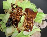 豚焼きそば作り方3写真
