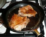 トリモモの照り焼き長ネギ添え作り方7写真