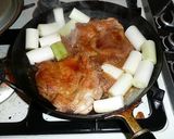 トリモモの照り焼き長ネギ添え作り方8写真