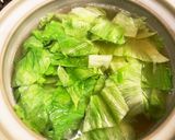 レタスとハムの中華風スープ作り方2写真