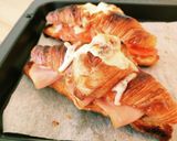 ハム&トマト&チーズのクロワッサンサンド作り方7写真