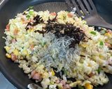 昆布とジャコの梅風味チャーハン作り方7写真