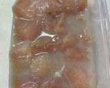 鶏胸肉のニラ玉作り方1写真