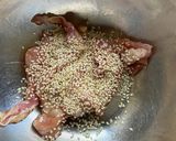 せせりスティック スパイシー&胡麻 作り方1写真