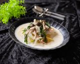 95℃ ほうれん草としめじ スープパスタ作り方38写真