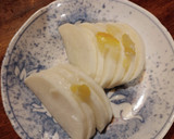 柚子塩と塩麹を使って、大根のべったら漬け作り方5写真