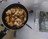 【アヒージョ】タコときのこ作り方5写真