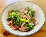 ベーコンたっぷりのらぼう菜ソテー作り方4写真