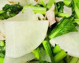 レンジで大根とベーコン、小松菜の洋風煮作り方3写真