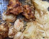 新玉ねぎ，納豆かき揚げ、海老の天ぷら作り方4写真