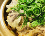 鍋の素活用●肉じゃが風あまからキムチ鍋作り方3写真