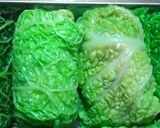 裏返しサボイキャベツのロールキャベツ　作り方5写真