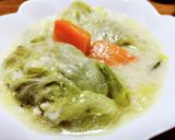 ロ−ルキャベツのホワイトソ−ス煮作り方4写真