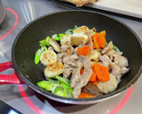 長芋と豚肉のオイスターソース炒め作り方7写真