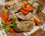 長芋と豚肉のオイスターソース炒め作り方9写真