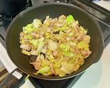 春キャベツと豚バラの塩麹丼作り方3写真