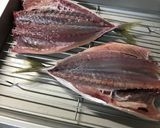 冷蔵庫で乾燥＊自家製アジの干物作り方3写真