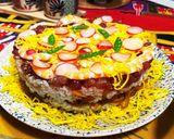 見栄え寿司！雛祭りにケーキ寿司をどうぞ！作り方5写真