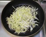 ツナと細切りキャベツのパスタ作り方4写真