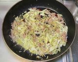 ツナと細切りキャベツのパスタ作り方6写真