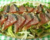 主菜～かつおのたたきサラダ作り方4写真