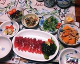 生かつおのお造りをワサビ醤油で！作り方11写真
