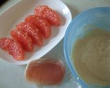 グレープフルーツフリッター作り方1写真