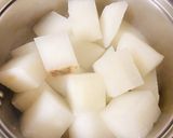 大根と南関揚げの煮物作り方4写真