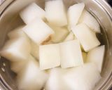 大根と南関揚げの煮物作り方3写真