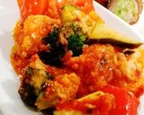 簡単冷蔵庫のお野菜とチキンオーブン焼き作り方6写真