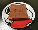 乗せて焼くだけ！超簡単チョコトースト作り方4写真