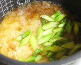 和風だし香る♪アスパラガスの炊き込みご飯作り方4写真