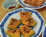 こっくりと。カボチャの煮物作り方10写真