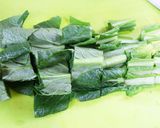 5分で簡単♪小松菜のごま醤油炒め作り方1写真