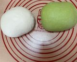 お店みたい！マーブル抹茶ミニ食パン♡作り方3写真