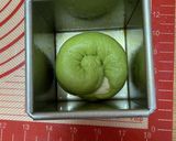 お店みたい！マーブル抹茶ミニ食パン♡作り方8写真