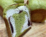 お店みたい！マーブル抹茶ミニ食パン♡作り方9写真