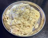 ✨シーフードホワイトソースパスタ✨作り方9写真