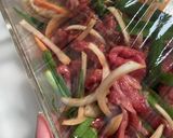レンチン*牛肉のスタミナ炒め作り方7写真