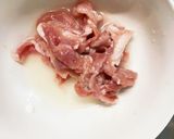 簡単レモン赤味噌炒味豚こま大根青椒肉絲風作り方1写真