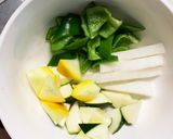 簡単レモン赤味噌炒味豚こま大根青椒肉絲風作り方6写真