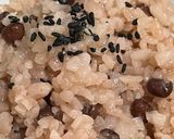 米とお餅で作るお赤飯作り方9写真