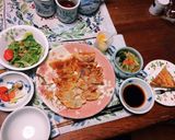 ベビーリーフにサラダ豆on作り方2写真