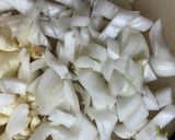 オニオンとほうれん草入り　ペペロンチーノ作り方3写真