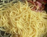 オニオンとほうれん草入り　ペペロンチーノ作り方11写真