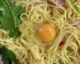 オニオンとほうれん草入り　ペペロンチーノ作り方13写真