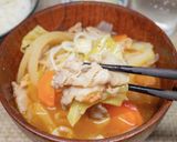 シャトルシェフでつくる簡単キムチ豚汁作り方13写真